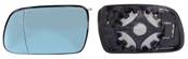 Vetro Specchio sinistro per PEUGEOT 407 - 2004 > 2011 Asferico C/Piastra Nuovo